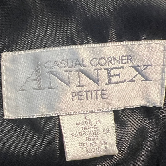 Leather Casual Corner Annex Black Skirt - Picture 3 of 4